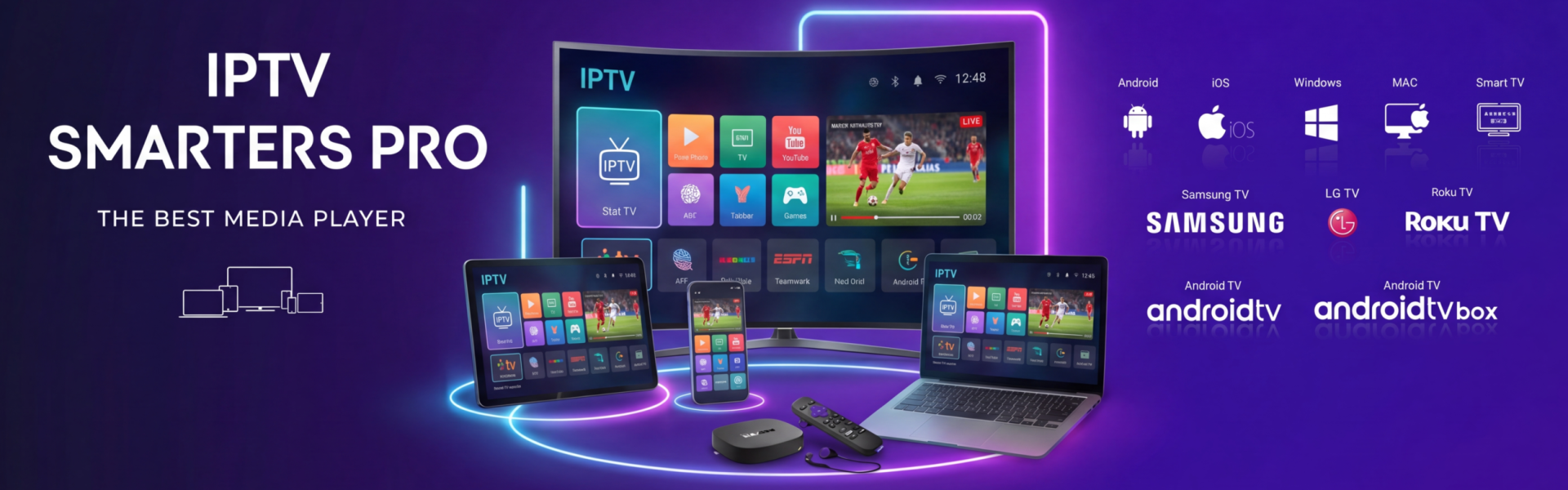 Suscripción IPTV Smarters Pro España